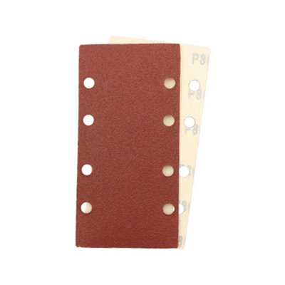 Abracs Orbital Sander Sheets (Pack of 10) Brown (185mm x 93mm) | DIY at B&Q