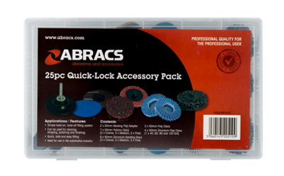 Abracs Quick-Lock Accessory Pack 25Pc 50Mm