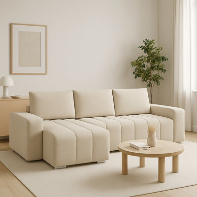 JÄTTEBO u-vormige bank, 7-zits, met chaise longue, rechts met nekkussens/Axvall donker