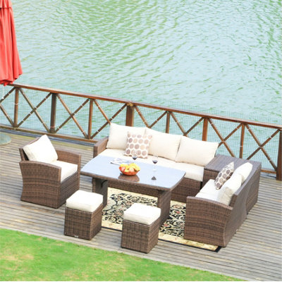 Maevea rattan garden discount furniture