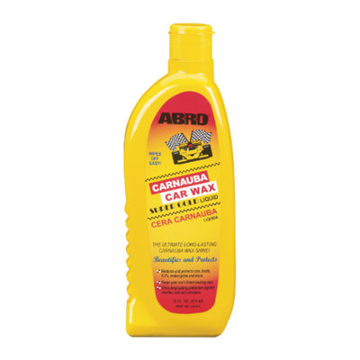 Abro Carnauba Liquid Wax 473ml for Vehicles Car Wax