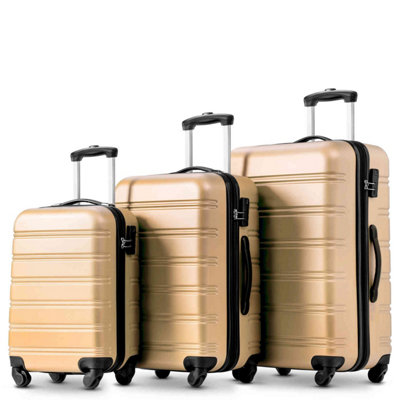 It luggage natural 28 online inch hard shell suitcase