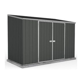Absco Space Saver Pent Metal Garden Storage Shed 3m x 1.52m (10ft x 5ft)