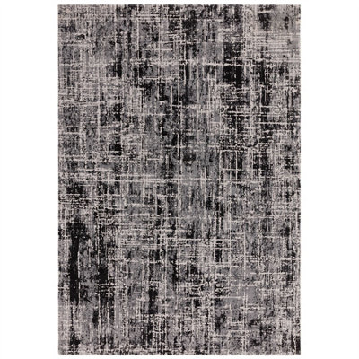 Abstract Black Luxurious Modern,Easy to clean Rug for Bedroom & Living ...