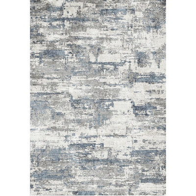 Abstract Blue Rug - Tokyo Collection 230cm x 160cm