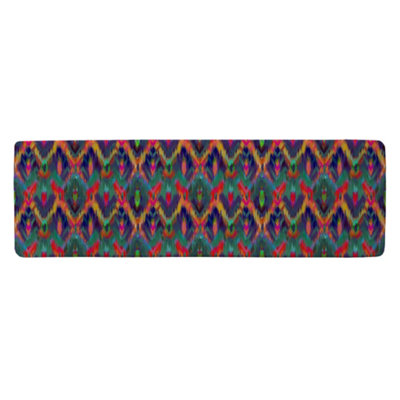 Abstract Ethnic Ikat Pattern Runner Special Soft Home Rug