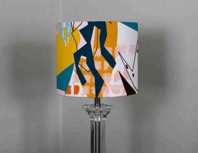 Abstract Floral Elements paper collage (Ceiling & Lamp Shade) / 25cm x 22cm / Lamp Shade