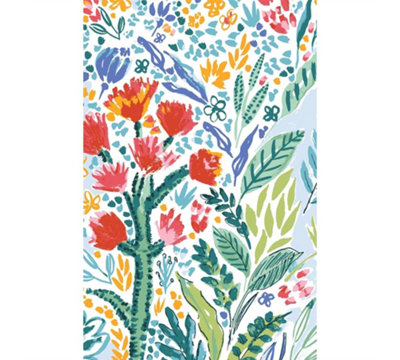 Abstract Flowers Floral Print 100% Cotton Tea Towel Price Comparisons | Compare The Build