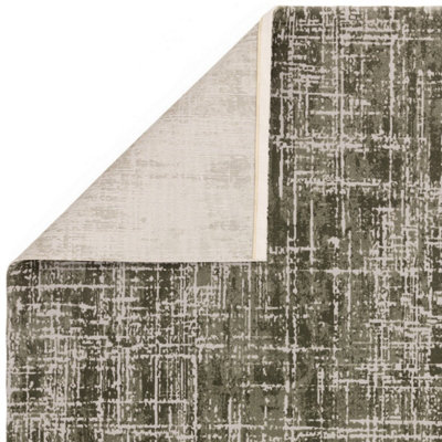 Abstract Green Luxurious Modern Easy To Clean Rug For Dining Room Bedroom & Living Room-160cm X 230cm