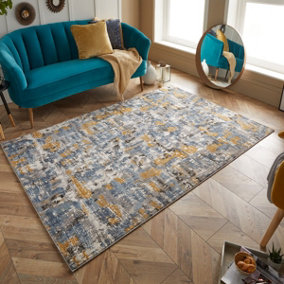 Abstract Modern Easy to Clean Rug for Living Room Bedroom and Dining Room-160cm X 230cm