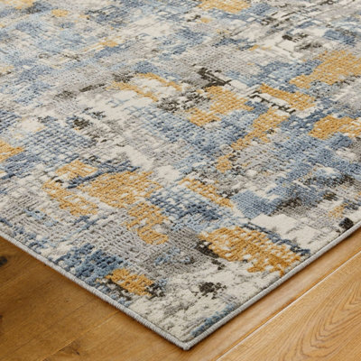 Abstract Modern Easy to Clean Rug for Living Room Bedroom and Dining Room-200cm X 285cm
