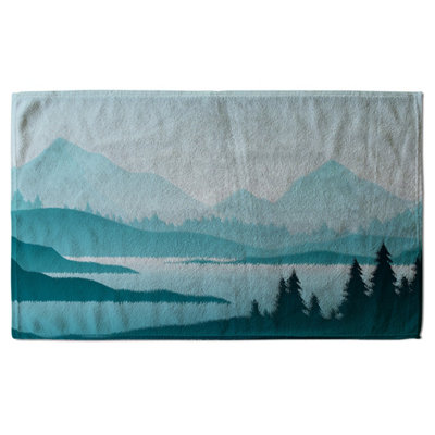 abstract mountain landscape (Bath Towel) / Default Title Price Comparisons | Compare The Build