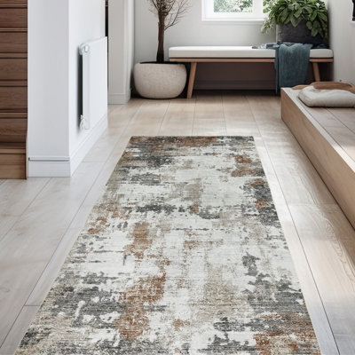 Abstract Rust Runner - Silk Road Collection 180cm x 60cm