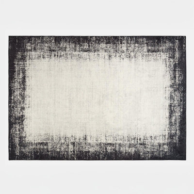 Abstract Washable Non Slip Soft Runner Rug