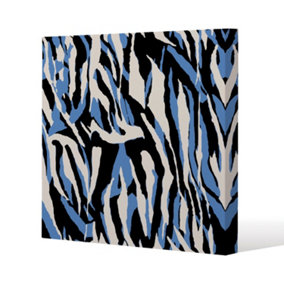 Abstract zebra skin (Canvas Print) / 61 x 61 x 4cm