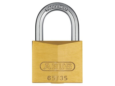ABUS 02833 65/35mm Brass Padlock ABU6535