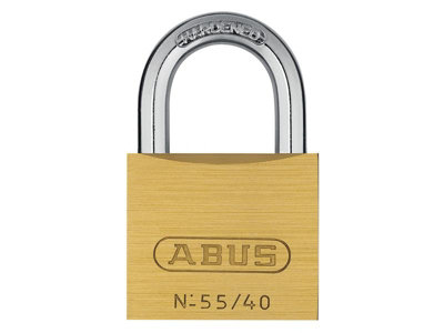 ABUS 02868 55/40mm Brass Padlock Keyed Alike 5401 ABUKA02868