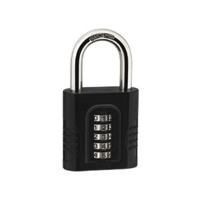 ABUS 21753 158/65 65mm Heavy-Duty Combination Padlock 5-Digit Die-Cast ABU15865C