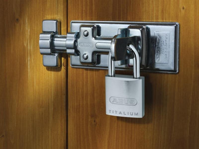 ABUS 27778 86TI/45mm TITALIUM Padlock Without Cylinder ABU86TI45