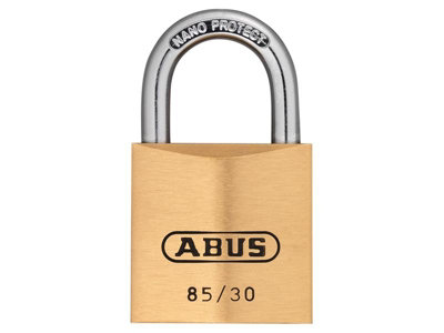 ABUS 35432 85/30mm Brass Padlock Carded ABU8530C