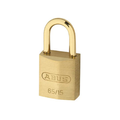 ABUS 37596 65MB/30mm Solid Brass Padlock 70mm Long Shackle Carded ABU65MB3070C