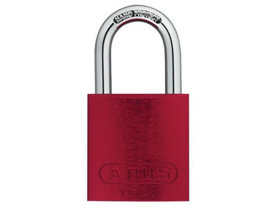 ABUS 45238 72/40mm Aluminium Padlock Red Keyed Alike TT02162 ABUKA45238