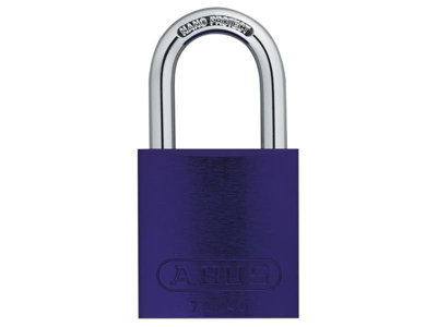 ABUS 45242 72/40mm Aluminium Padlock Violet Keyed Alike TT04072 ABUKA45242