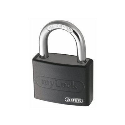 ABUS 50036 T65AL/40mm My Lock Aluminium Padlock Black ABU65AL40BLA