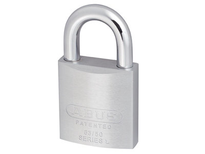 ABUS 52461 83/50mm Chrome Plated Brass Padlock ABU8350