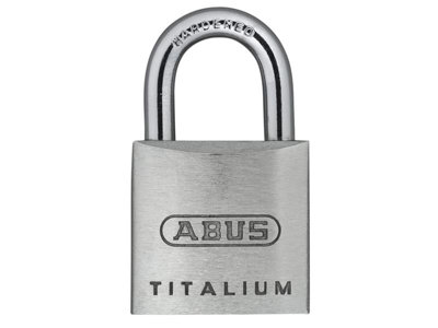 ABUS 56180 64TI/20mm TITALIUM Padlock Keyed Alike KA6205 ABUKA56180