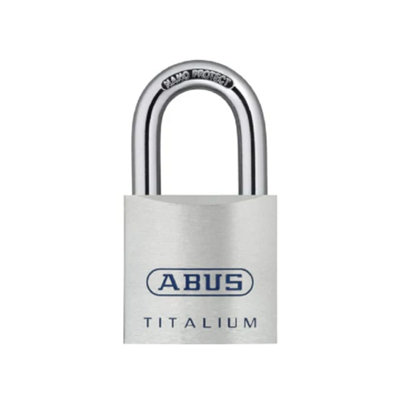 ABUS 56235 80TI/50mm TITALIUM Padlock Keyed Alike KA8011 ABUKA56235