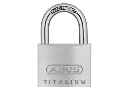ABUS 56364 64TI/35mm TITALIUM Padlock Carded ABU64TI35C