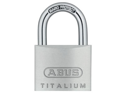 ABUS 56379 64TI/40mm TITALIUM Padlock Triple Pack ABU64TI40TRI