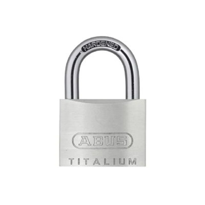ABUS 56443 54TI/40mm TITALIUM Padlock Carded ABU54TI40C