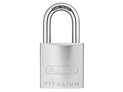 ABUS 58500 86TI/55mm TITALIUM Padlock Without Cylinder ABU86TI55
