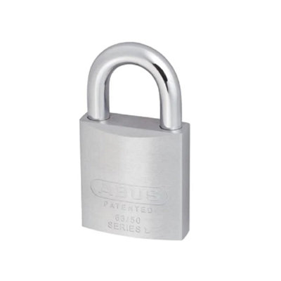 ABUS 77330 83/50mm Chrome Plated Brass Padlock Keyed Alike 2745 ABUKA54156
