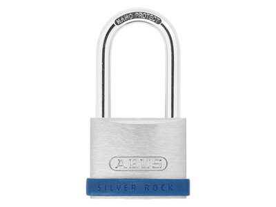 ABUS 80880 40mm Silver Rock 5 Padlock Long Shackle 40mm Keyed Alike ABUKA80880