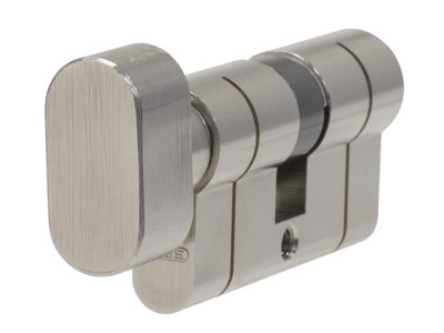 ABUS Mechanical 0074857 KE50PS Euro Thumbturn Cylinder 30mm / 30mm ABUK50PS3030