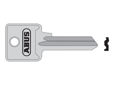 ABUS Mechanical 02696 85/40 40mm L Key Blank ABUKB02696