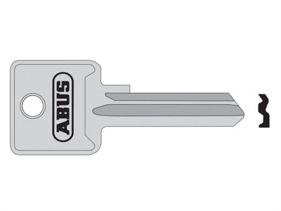 ABUS Mechanical 02697 85/50 50mm +60 Left Hand Key Blank ABUKB02697