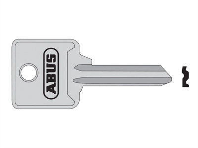 ABUS Mechanical 02702 85/40 40mm Right Hand Key Blank ABUKB02702