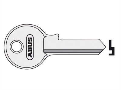 ABUS Mechanical 02884 55/50 50mm Key Blank ABUKB02884