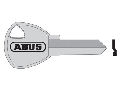 ABUS Mechanical 02896 65/50 50mm +60 Old Key Blank ABUKB02896