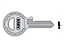 ABUS Mechanical 09329 65/15 Right Hand Key Blank 09328 ABUKB09329