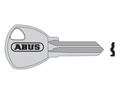 ABUS Mechanical 12021 65/30 30mm New Profile Key Blank ABUKB12021