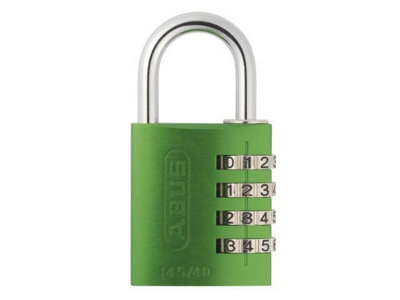 ABUS Mechanical - 145/40 40mm Aluminium Combination Padlock Green 49531