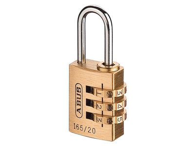 ABUS Mechanical 165/20 20mm Solid Brass Body Combination Padlock (3
