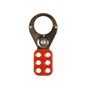 ABUS Mechanical 35768 702 Lock Off Hasp 38mm (1.1/2in) Red ABU702R