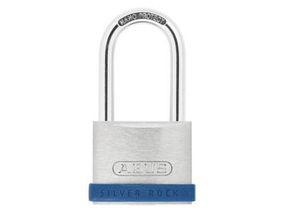 ABUS Mechanical - 40mm Silver Rock™ 5 Padlock Long Shackle 40mm Keyed Alike