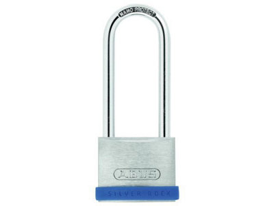 ABUS Mechanical - 40mm Silver Rock™ 5 Padlock Long Shackle 63mm Keyed Alike